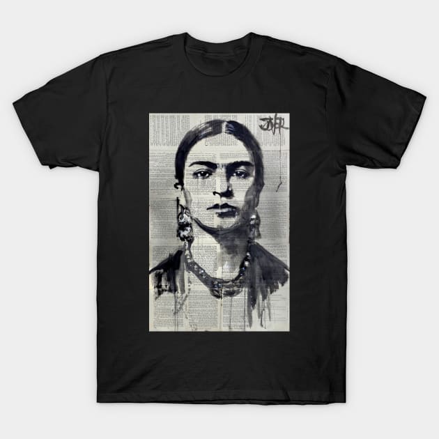 Frida K T-Shirt by Loui Jover 